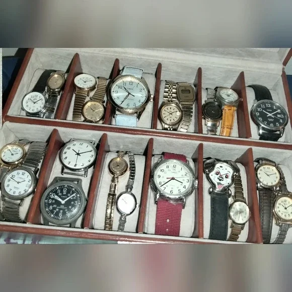 Timex | Accessories | Timex Lot With Display Case | Poshmark display picture 2